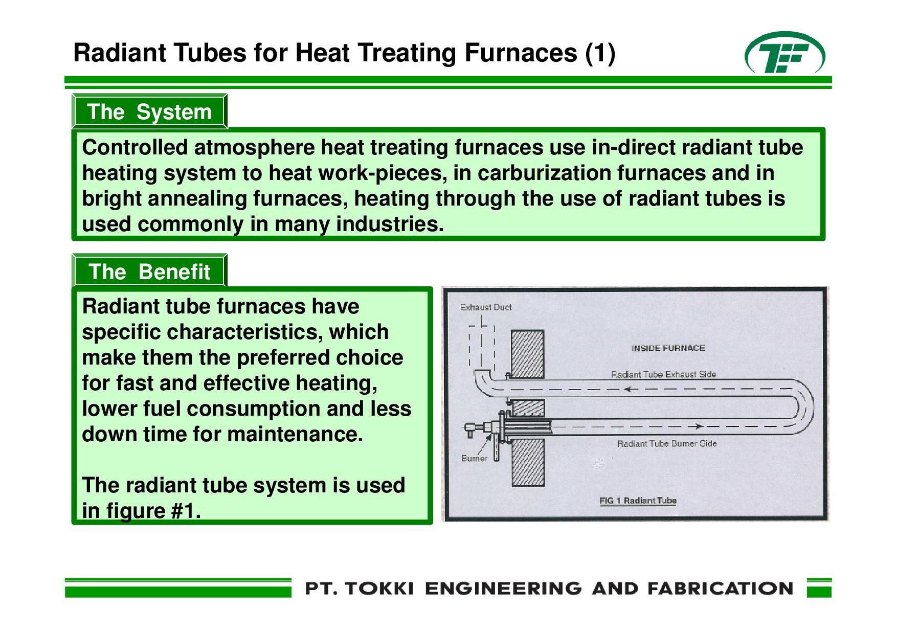Radiant Tube System